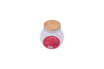 ⁦برطمان تخزين زجاجي بغطاء خشبي بسعة 700 مل⁩ - الصورة ⁦2⁩