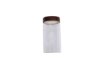 Glass storage jar with a wooden lid with a capacity of 1.25 liters. - Image 3