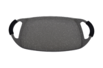 Granite cooking grill suitable for stovetop and oven, size 47 cm