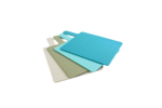 Chopping board set 4 pieces with PVC holder