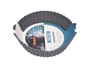 Silicone Round Air Fryer Liner 19 cm - Dark Grey
