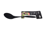 Silicone food scoop with black stainless steel handle - Image 2