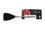 Silicone spatula with silver stainless steel handle - Image 3