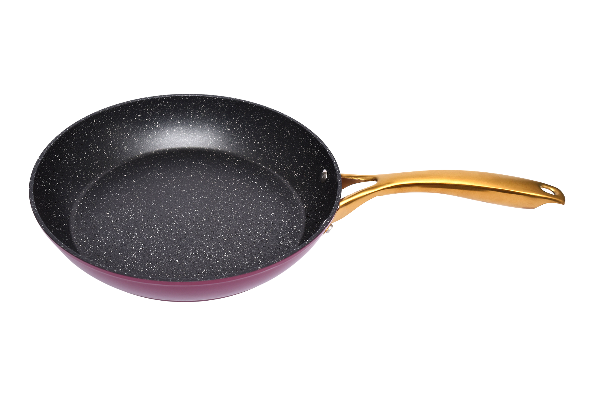 FP006-28-3.png Frying pan size 28 made of granite with heat-insulating handle - Image 1