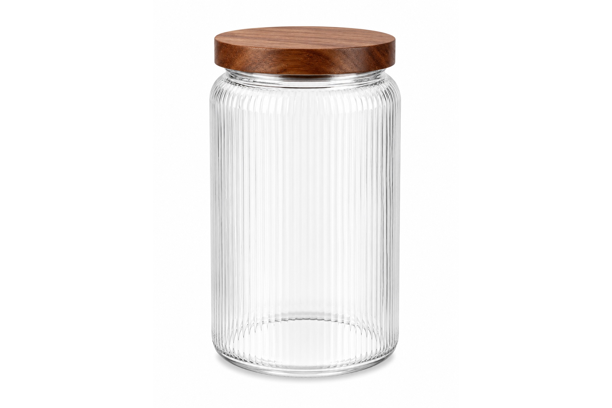 1966-114-1-1.jpg 1400 ml Glass Storage Jar with Lid - Image 1