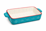 32 cm Baby Blue Porcelain Tagine for Baking and Family Meals