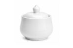 350 ml White Porcelain Sugar Pot with Lid for Tea and Coffee Serving - Image 3