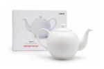 1000 ml White Porcelain Teapot for Tea and Hot Beverage Serving