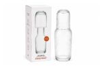 Glass Water Bottle with Drinking Cup