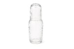Glass Water Bottle with Drinking Cup - Image 2