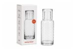 Glass Water Bottle with Drinking Cup