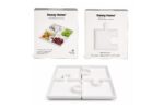 White Porcelain Serving Plate for Snacks, Desserts and Appetizers - Image 2