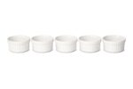 White Porcelain Snack and Sauce Serving Set - Image 2