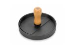 Aluminium Burger Patty Press with Wooden Handle - Image 2