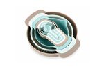 Plastic Nesting Mixing Bowls and Measuring Set 10 Pieces - Image 2