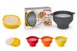 Silicone Collapsible Microwave Popcorn Maker 20 cm - Assorted Colors - Image 3