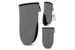 Cotton Pinch Mitt 23 cm - Black and Grey