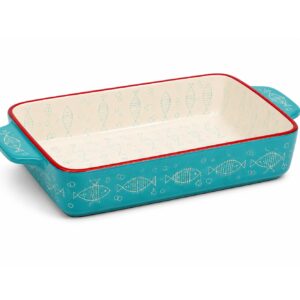 27 cm Baby Blue Porcelain Tagine Baking Dish for Everyday Cooking