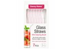 6 Pieces Colored Glass Straw Set – 20 cm - Image 2