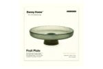25 cm Polished Glass Fruit Serving Plate - Image 3