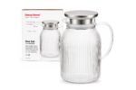 1130 ml Borosilicate Glass Teapot with Stainless Steel Lid