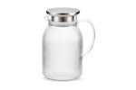 1130 ml Borosilicate Glass Teapot with Stainless Steel Lid - Image 2