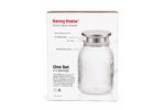 1130 ml Borosilicate Glass Teapot with Stainless Steel Lid - Image 3