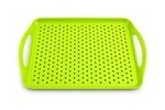 Anti-Slip Serving Tray with Handles 45.5 x 32 - Lime Green