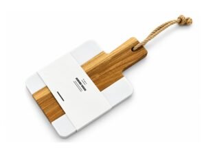 Marble & Wood Serving Board 25 x 15 cm