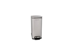 Matt Grey Trash Can with Soft Close 10 L