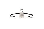 Non Slip Metal Clothes Hangers Black 5 Pcs - Image 2