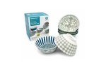 Porcelain Bohemian Dessert Bowls Set 6 Pcs - Image 3