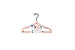 Kids Velvet Clothes Hangers Star Design Pink 10 Pcs - Image 2