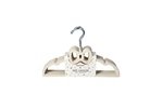 Kids Velvet Clothes Hangers Bow Design Camel 10 Pcs - Image 2